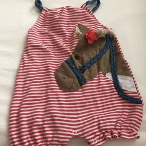 Adorable horse onsie